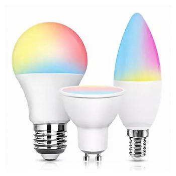 Smart Phone Controlled Tuya Good Quality New Version E14 Colorful Wifi Smart Candle Light Bulb